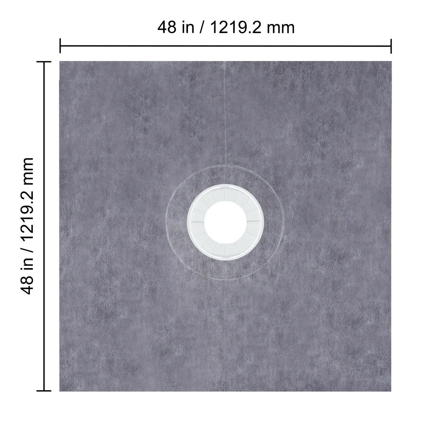 Shower Kit Waterproofing Central Drain Grate
