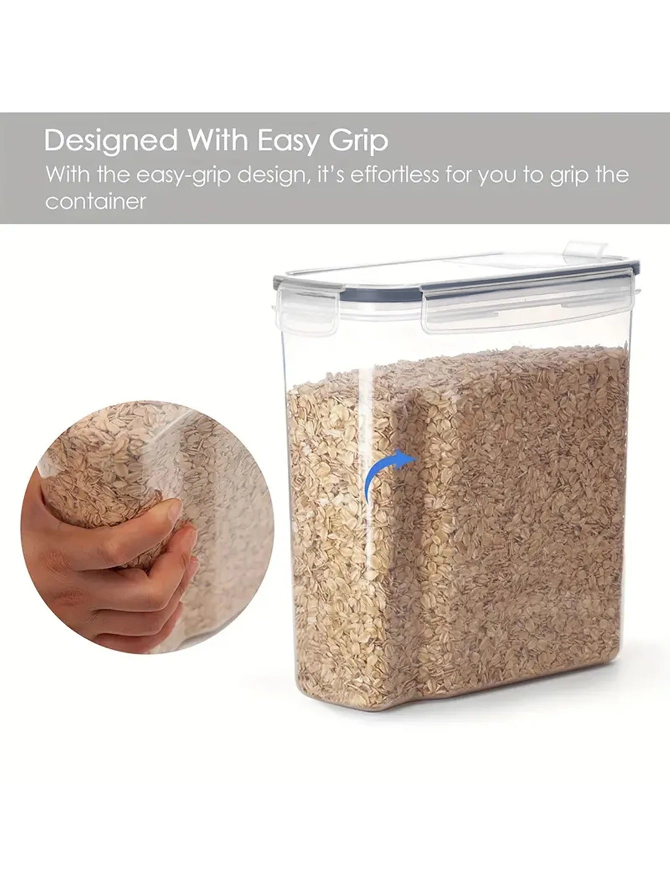 Food Storage Containers With Lids Airtight Pantry Organizer