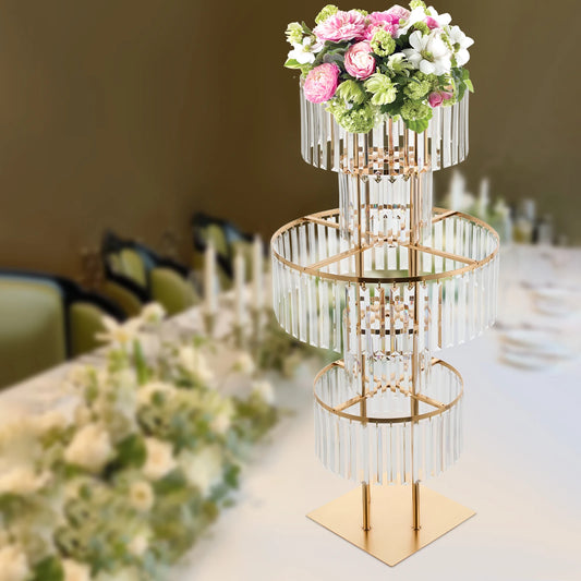 5-Tier Wedding Centerpiece Stand Acrylic Flower Display