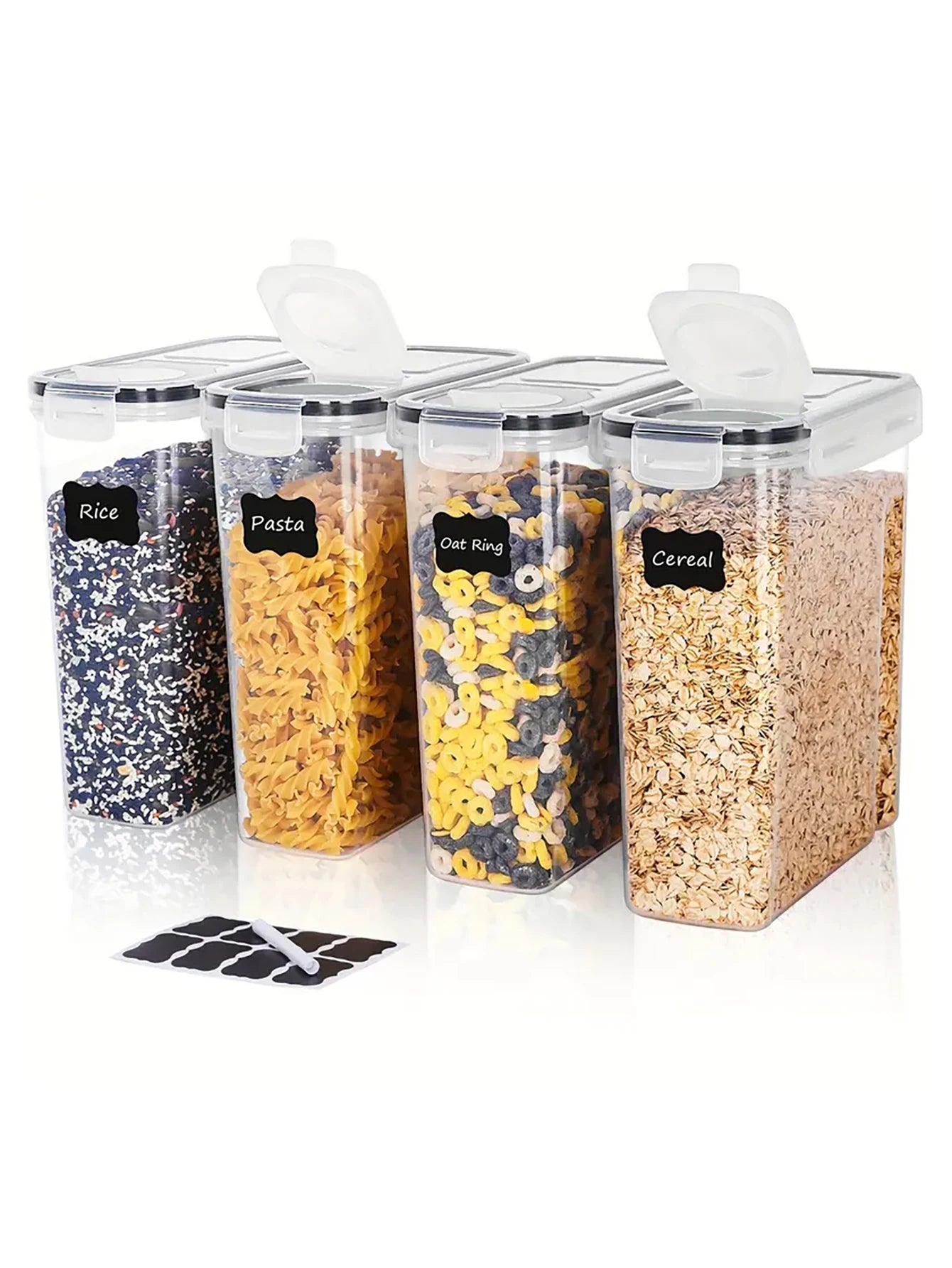 Food Storage Containers With Lids Airtight Pantry Organizer