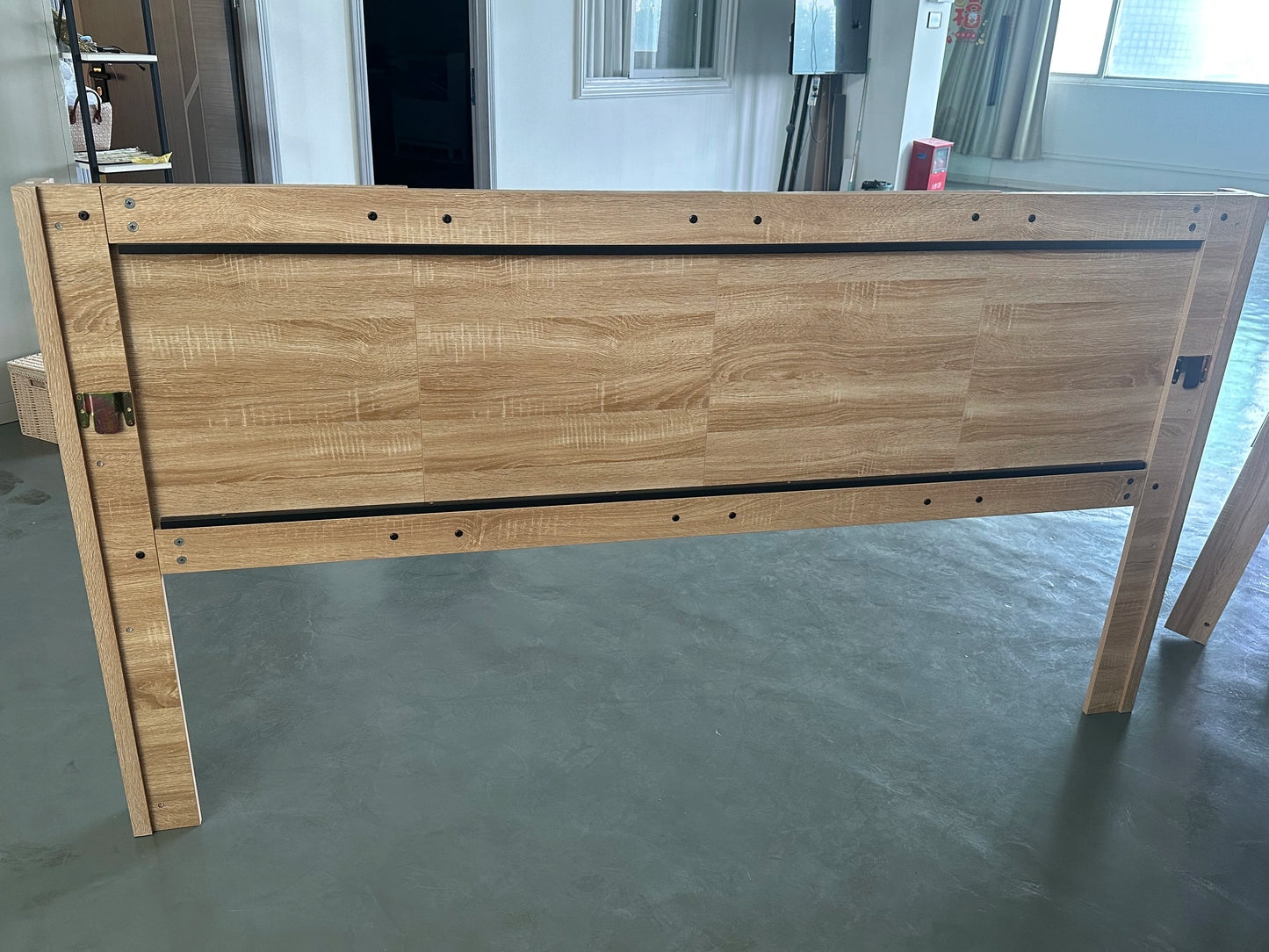 Fluted Headboard Wall Mount Wood Bedhead For Rustic Modern Farmhouse