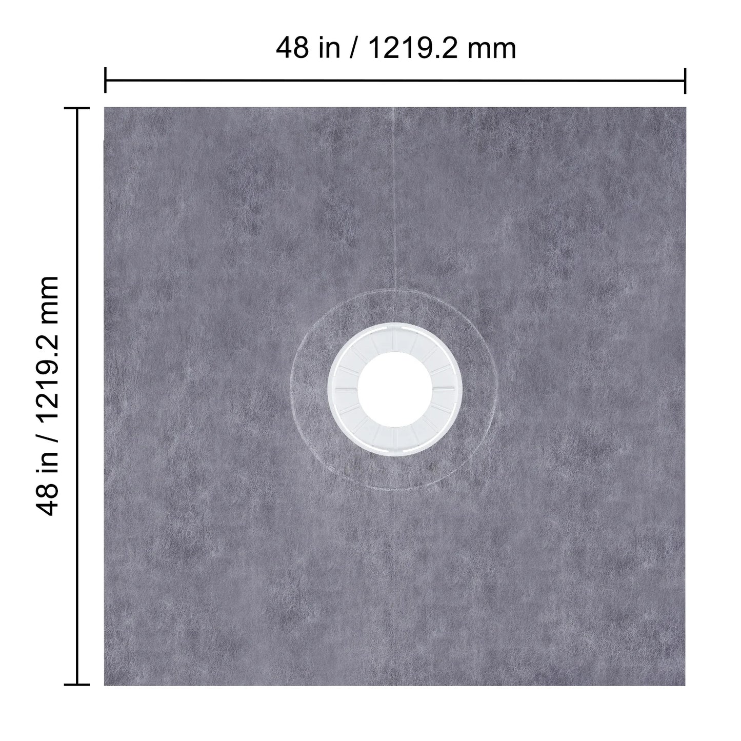 Shower Kit Waterproofing Central Drain Grate