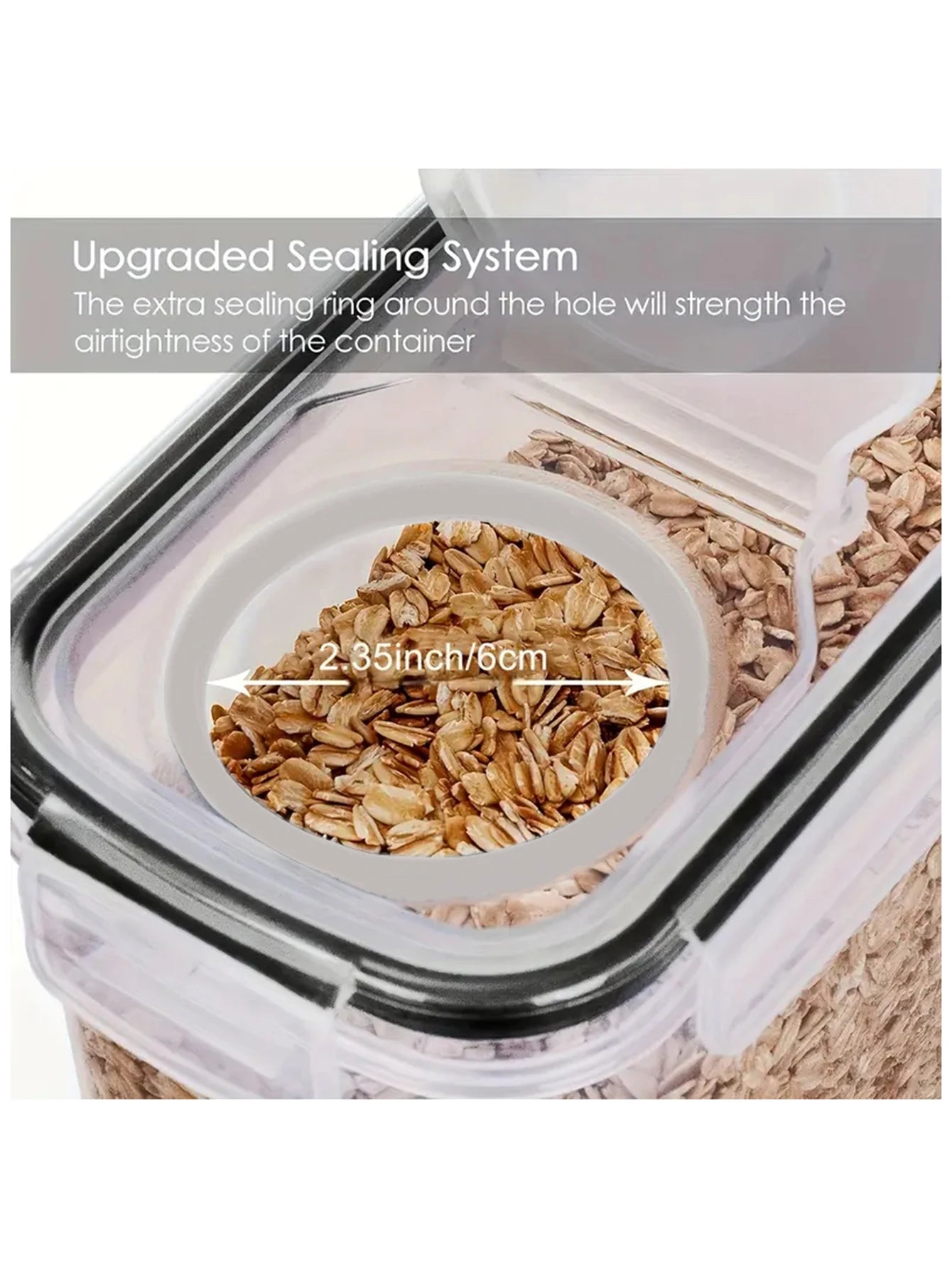 Food Storage Containers With Lids Airtight Pantry Organizer