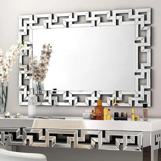 BORWART Grecian Venetian Frame Wall Mirror Living Room