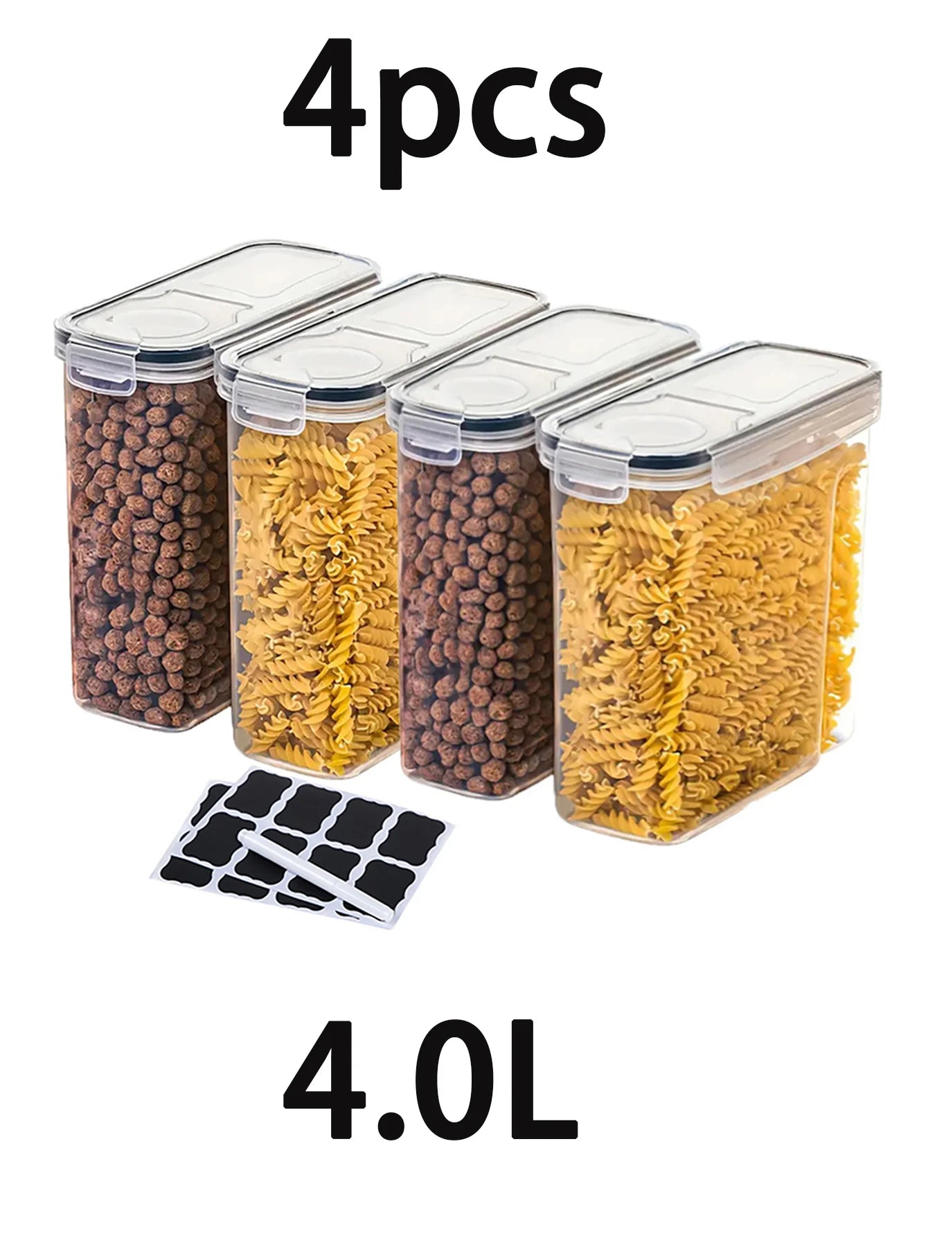 Food Storage Containers With Lids Airtight Pantry Organizer