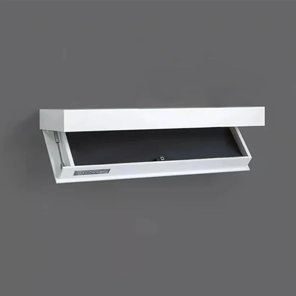 Wooden Concealed Floating Shelf With Secret Compartment Storage Rack